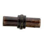 Deurknop set van 4 5x3 cm Bruin Ijzer Meubelknop