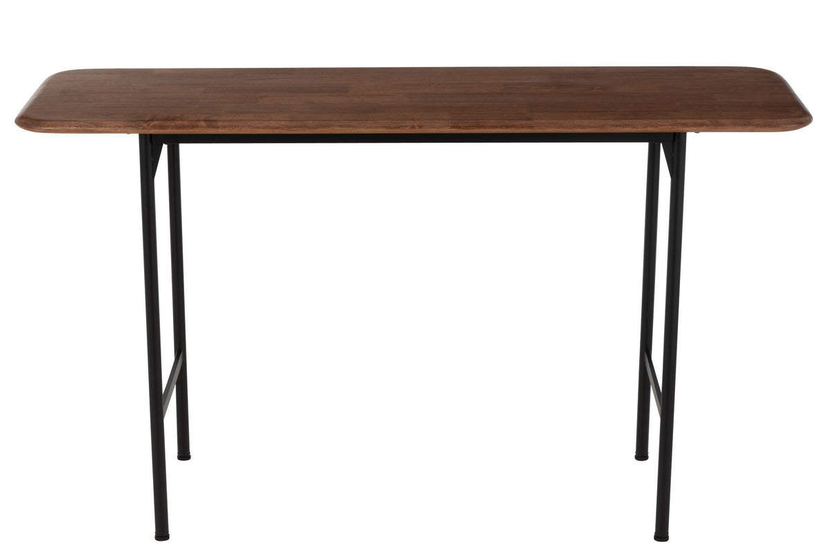 J-Line console Neo - rubber - naturel/zwart