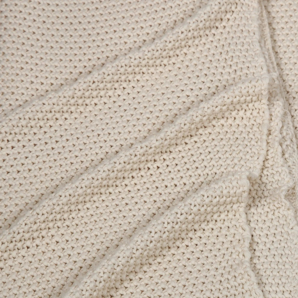 Gooi deken | Ivory Moss gebreide plaid van Sanctuary Living