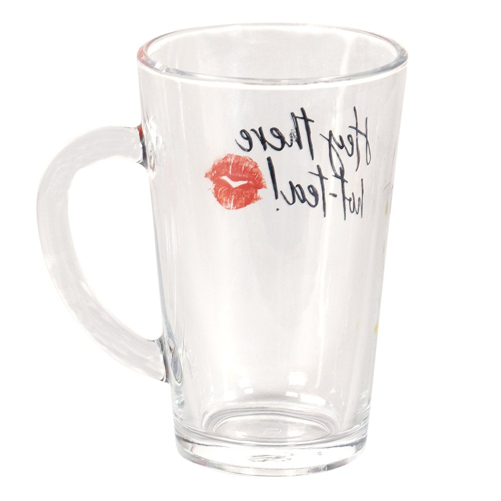 Mok 300 ml Glas Lippen Koffiemok