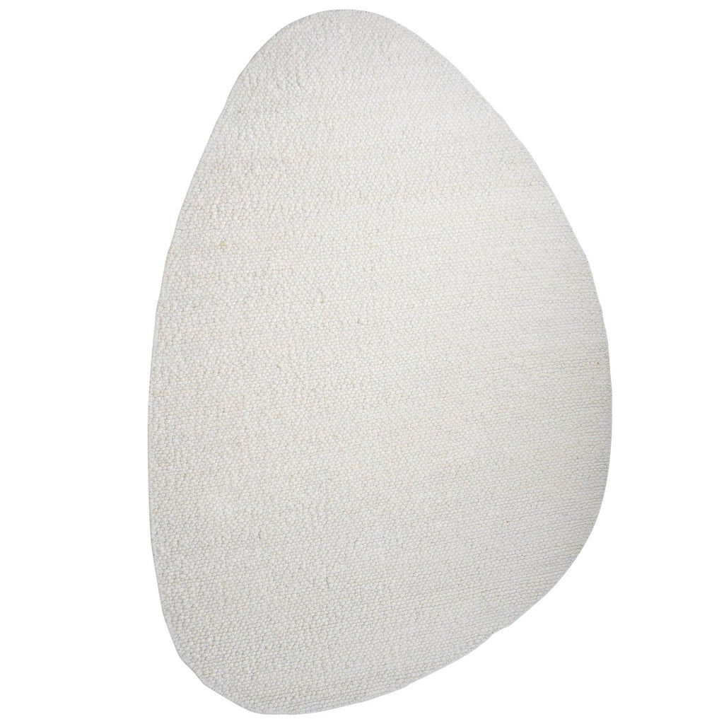 Vloerkleed Stone White - Kiezelvormig 160 x 230 cm