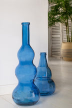 J-Line vaas - glas - blauw