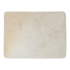 Placemat koehuid rechthoek grijs 30x40cm