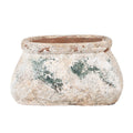 Bloempot 17x13x9 cm Beige Groen Terracotta