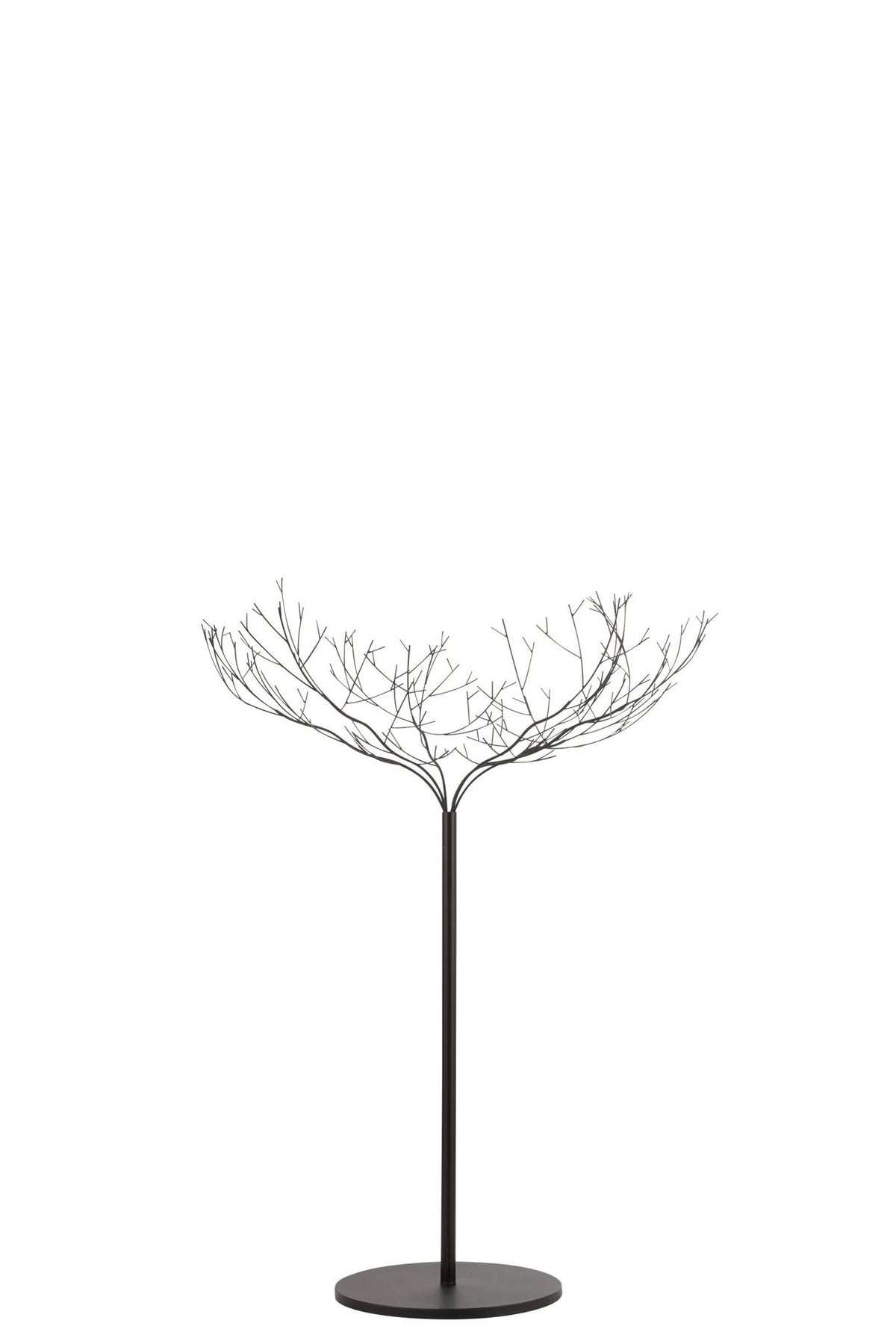 J-Line decoratie Boom - metaal - zwart - medium