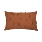Uneven Ruffle kussen bruin 30x50cm