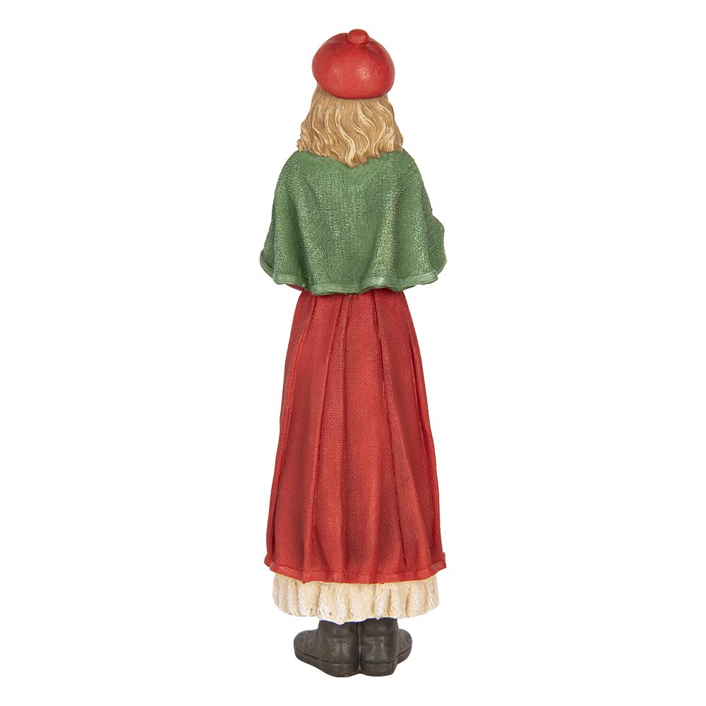 Kerstdecoratie Beeld Kerstgroep 13x12x40 cm Rood Kunststof