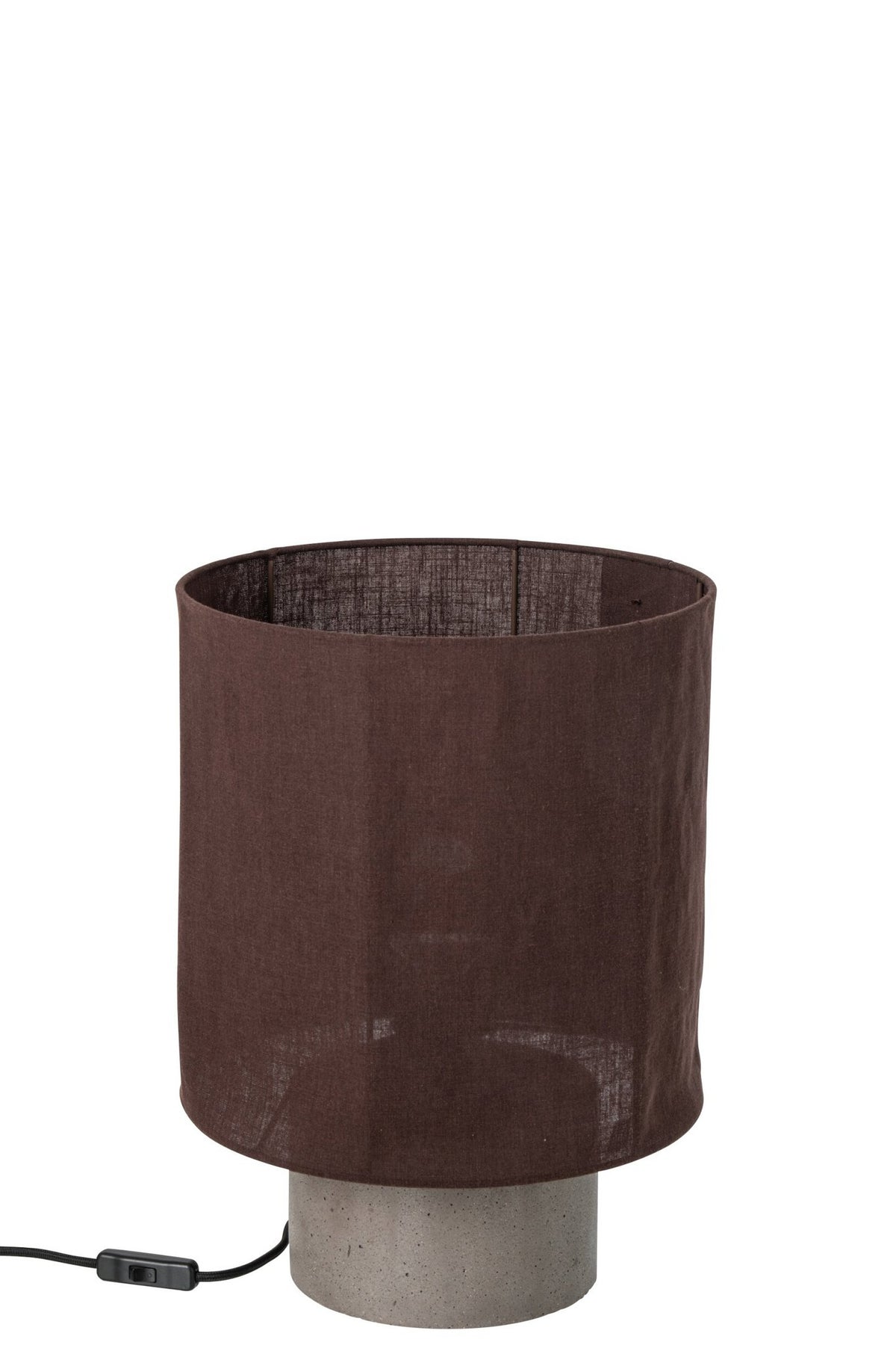 J-Line Tafellamp - cement - bruin - medium
