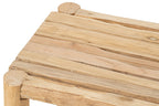 J-Line Sokkels Chamonix - dennenhout - naturel - set van 2