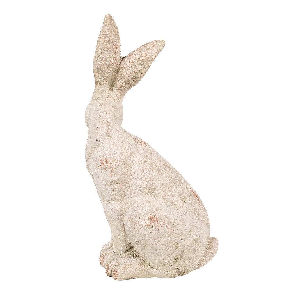 Decoratie Beeld Konijn 19x15x35 cm Beige Steen