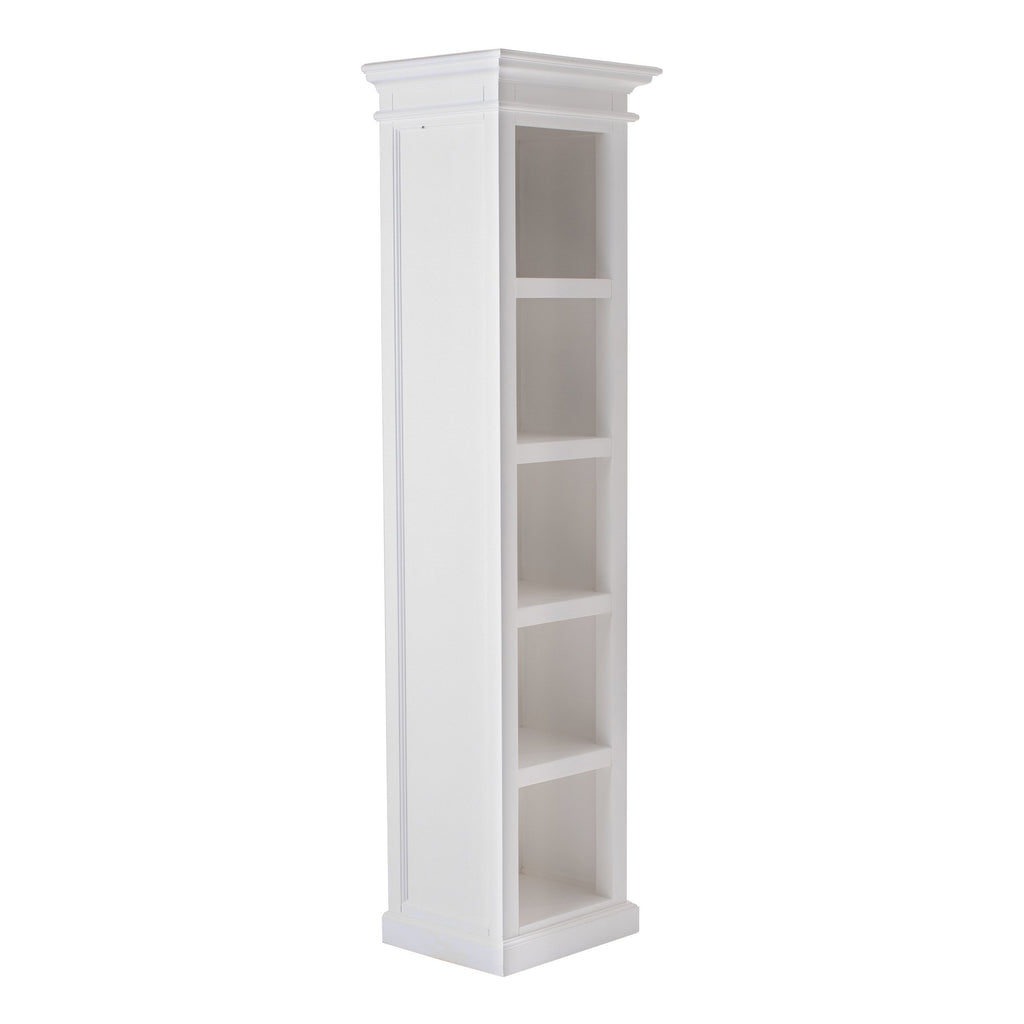 Boekenkast wit - 50bx45dx190 h - mahoniehout