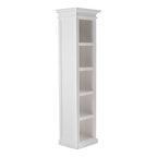 Boekenkast wit - 50bx45dx190 h - mahoniehout