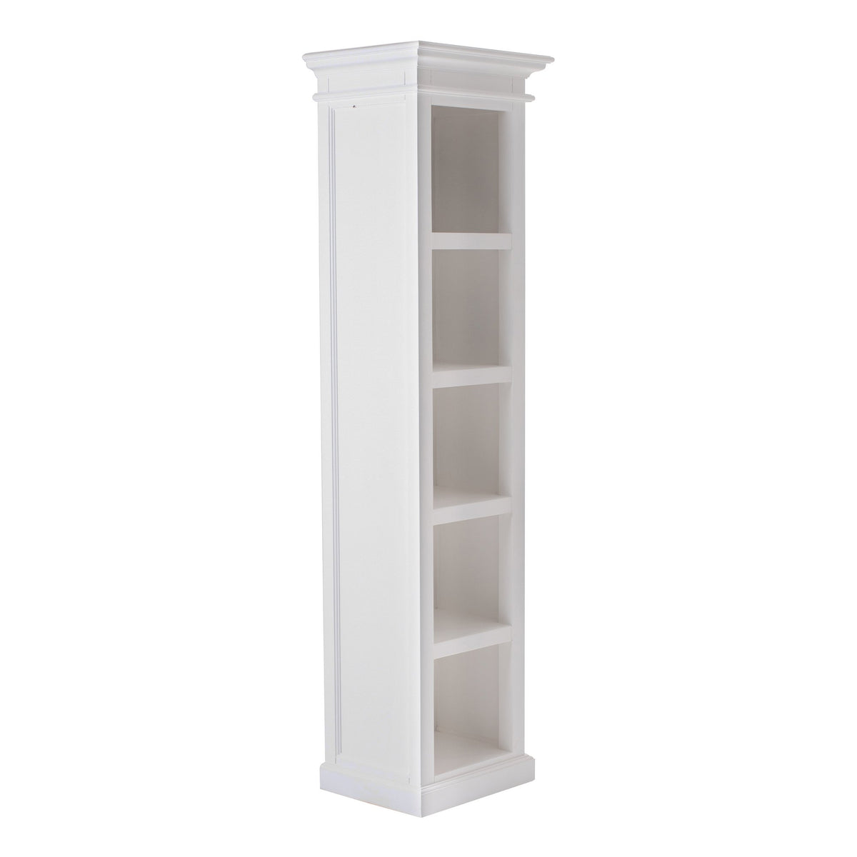 Boekenkast wit - 50bx45dx190 h - mahoniehout