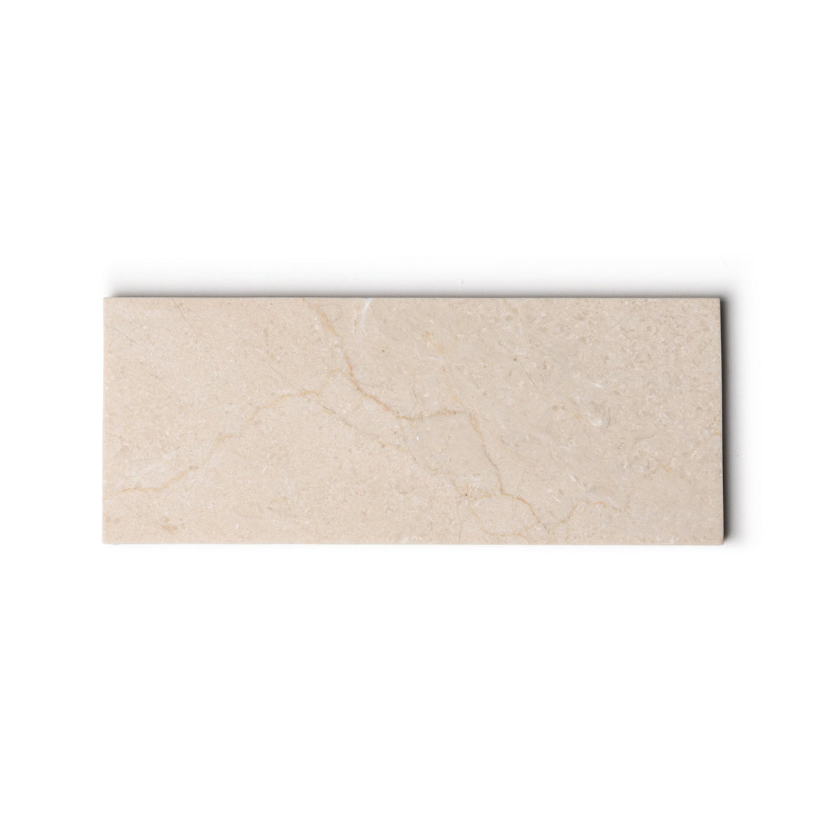 Marmer dienblad rechthoek S beige 10x25cm