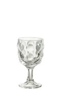 J-Line Bubble wijnglas - glas - transparant