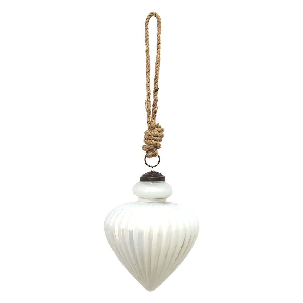 Kerstbal Ø 10 cm met Glas Kerstdecoratie