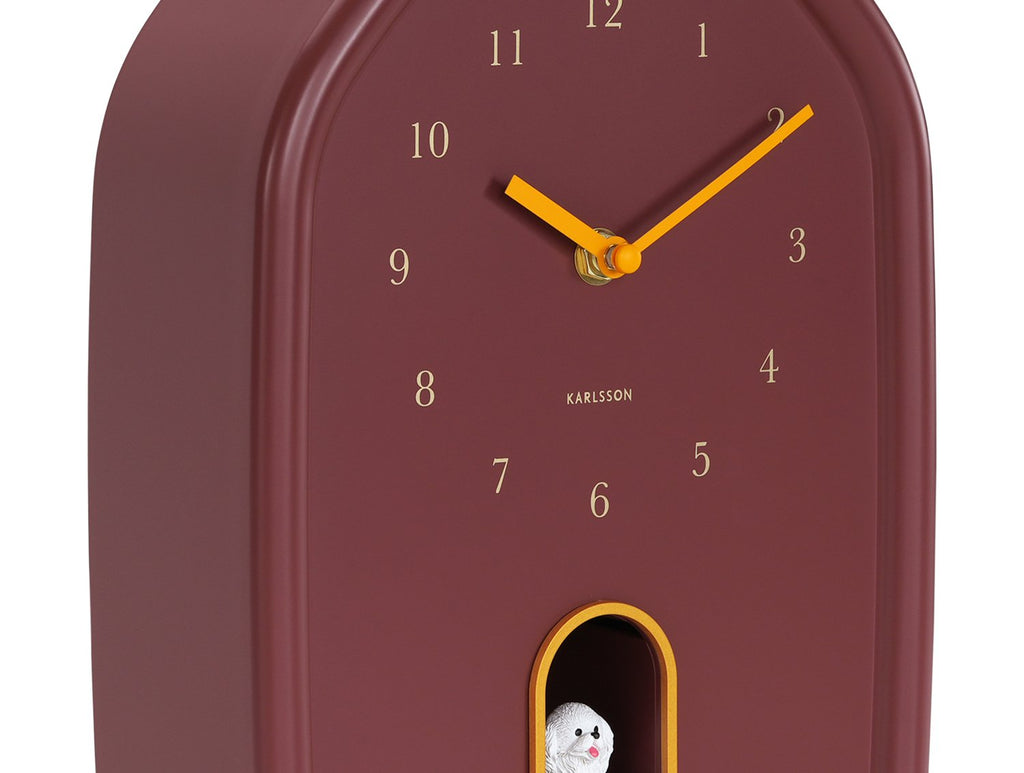 Wandklok Modern Hondje