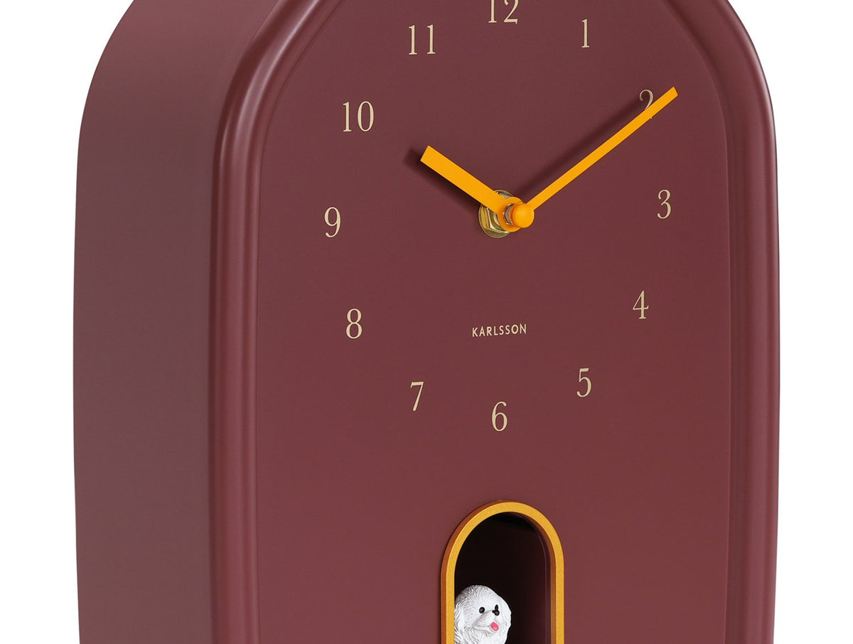 Wandklok Modern Hondje