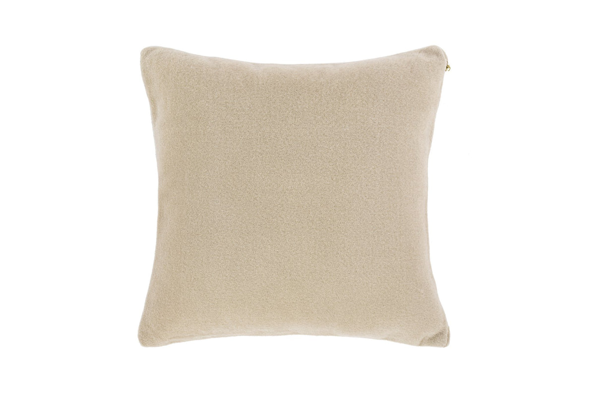 Kussen (gevuld) Zenia 45X45CM, ivoor/wit