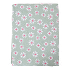 Daisy Flowers Tafelkleed Textiel groen rond 160cm