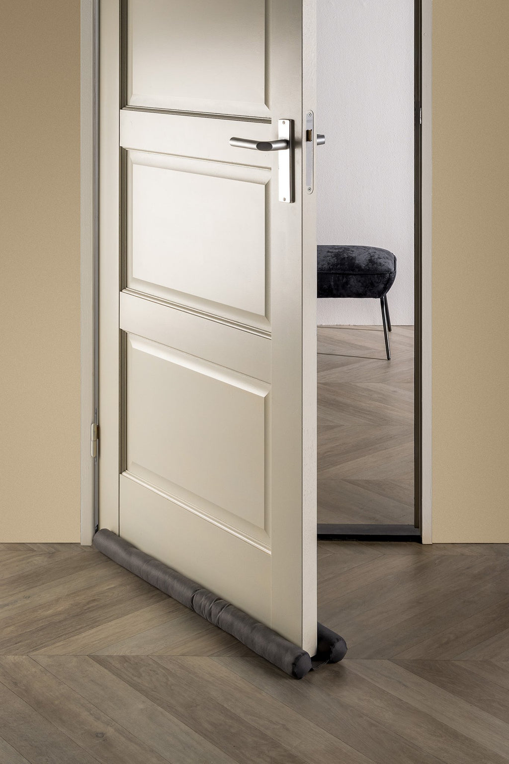 Textino Tito - Dubbele deurtochtstopper 80x16x5 cm - Antracietgrijs - antraciet