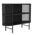 Dressoir Dinsor zwart 100x35x78cm
