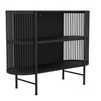 Dressoir Dinsor zwart 100x35x78cm
