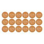 Kortingsstickers op rol - 500 stuks