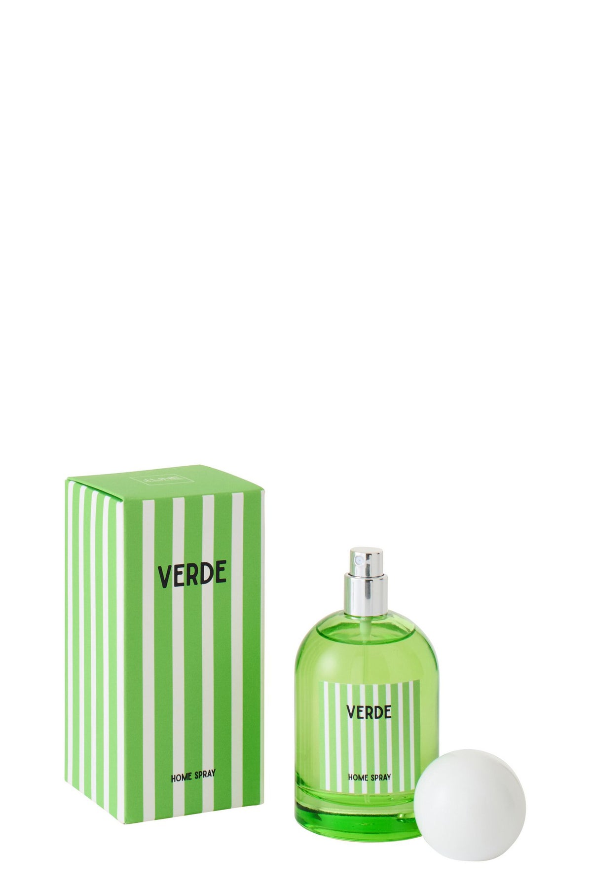 J-Line huisparfum Verde - Spring Ivy & Neroli - glas - groen - small