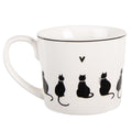 Mok 275 ml met Porselein Katten