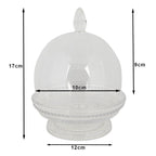 Stolp Ø 12x17 cm Glas Glazen Stolp