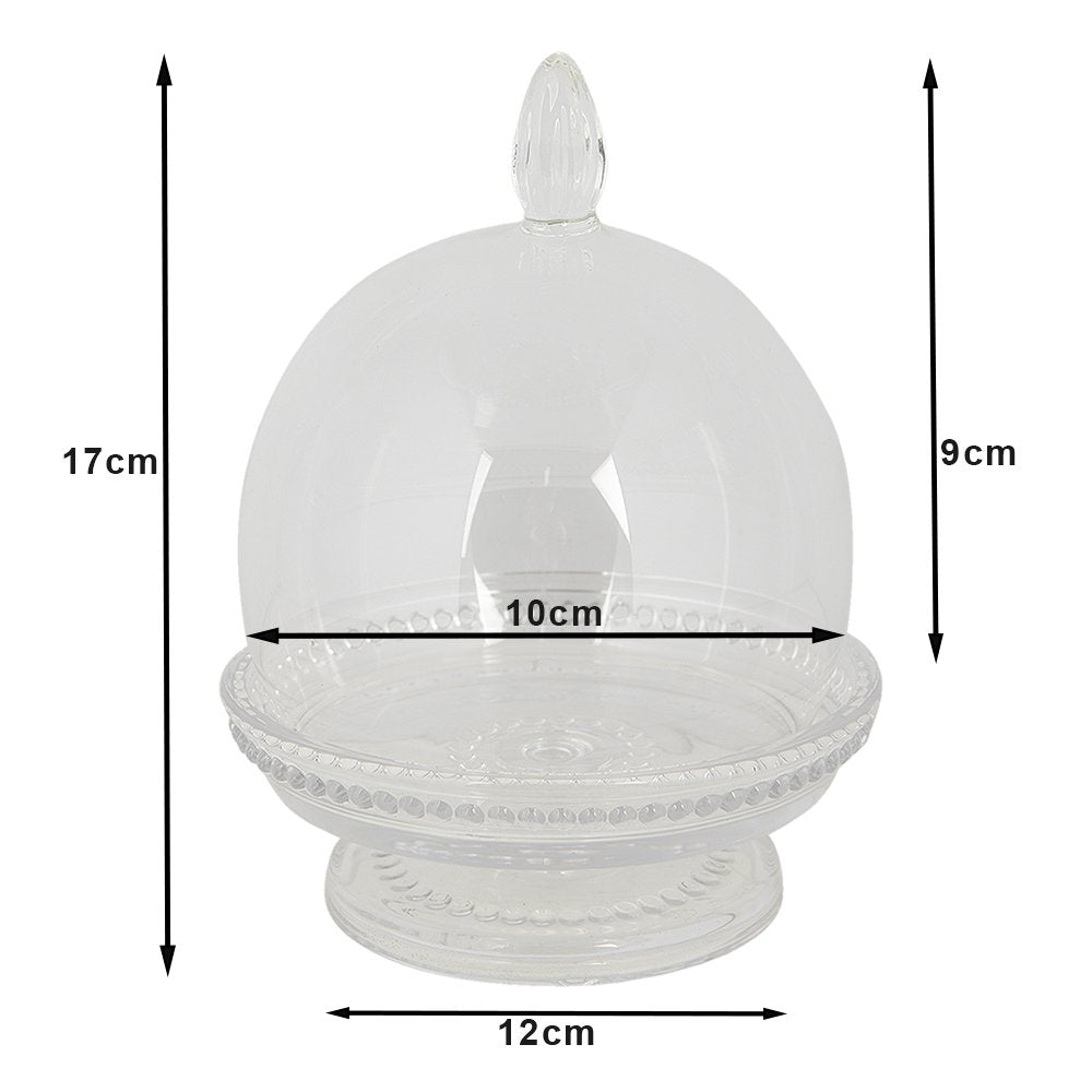 Stolp Ø 12x17 cm Glas Glazen Stolp