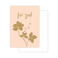 Fall '25 minikaartjes - 20 stuks - flowers - peach