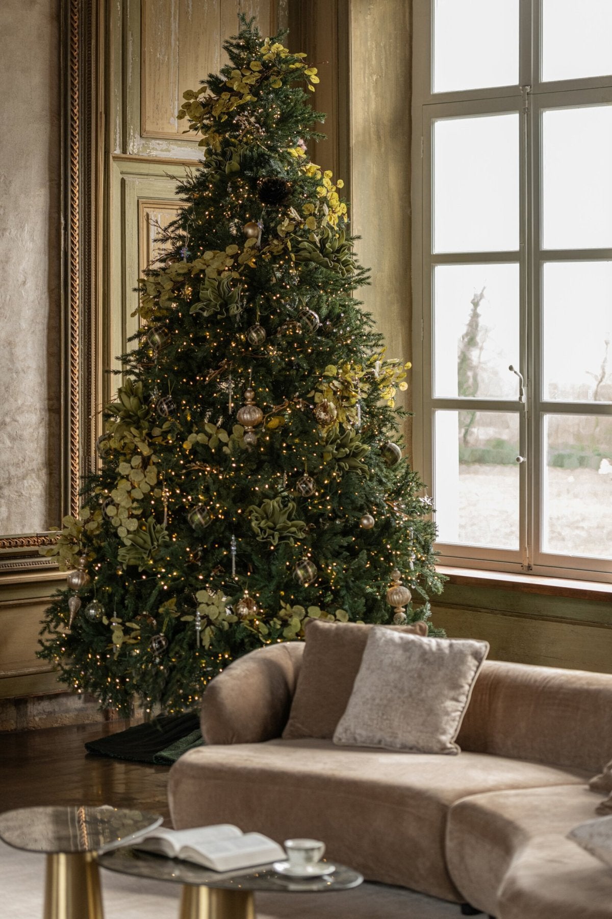 J-Line kerstboom 4000 Led - kunststof - groen - extra L