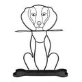 Paraplubak Hond 58 cm Zwart Metaal Parapluhouder