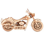 Bouwpakket Motor (in luxe cadeauverpakking) van hout
