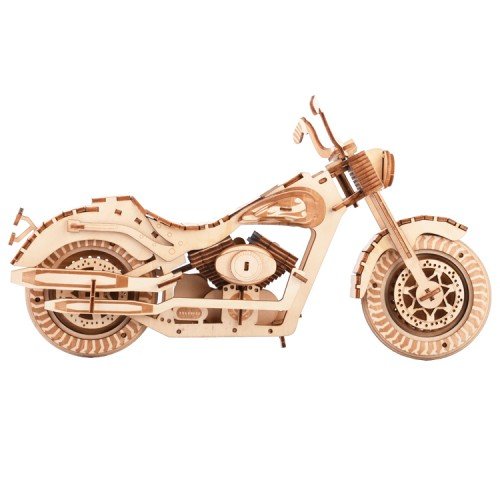 Bouwpakket Motor (in luxe cadeauverpakking) van hout