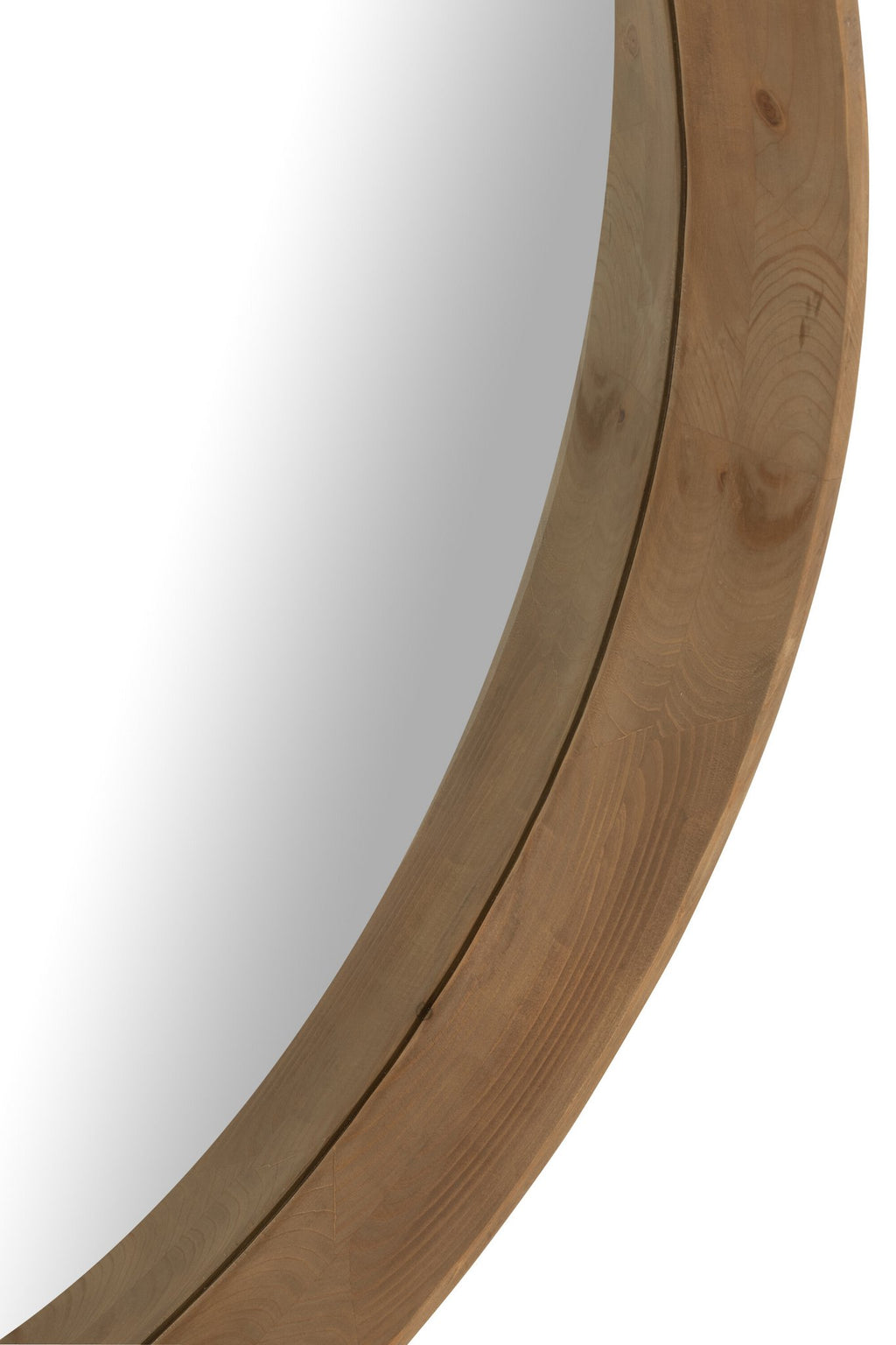 J-Line wandspiegel - hout - lichtbeige - L