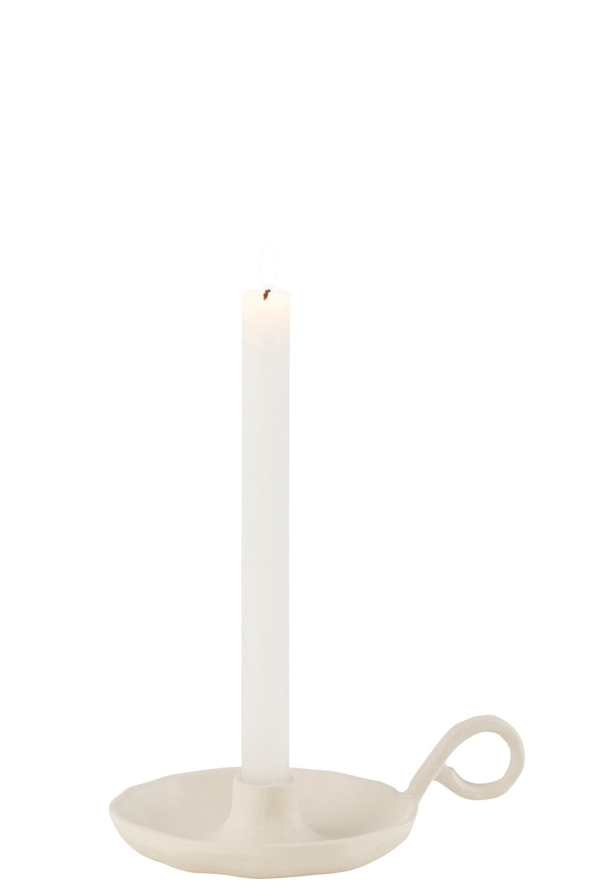 J-Line kandelaar Agra - aluminium - wit