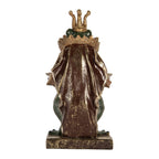 Decoratie Beeld Kikker 16x15x28 cm Groen Kunststof