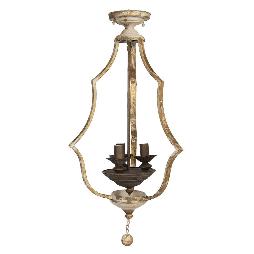 Hanglamp 38x33x71 cm Bruin IJzer Hanglamp Eettafel