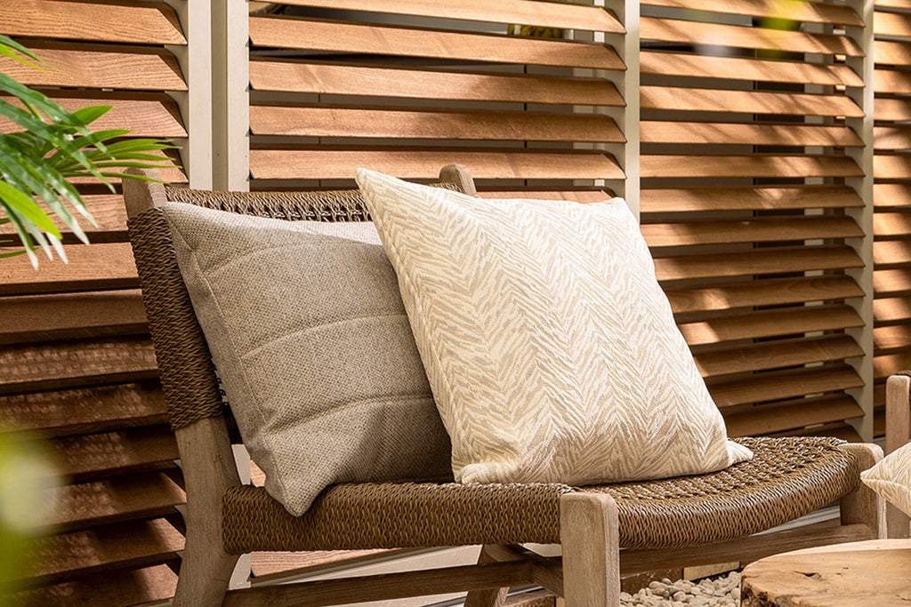Nederlands decor Augusta - Outdoor Cushion 45x45 cm - Marshmallow - White