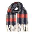 Wintersjaal Dames 50x210 cm Rood Textiel