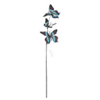 Decoratie Tak Vlinder 10x10x65 cm Bruin Textiel