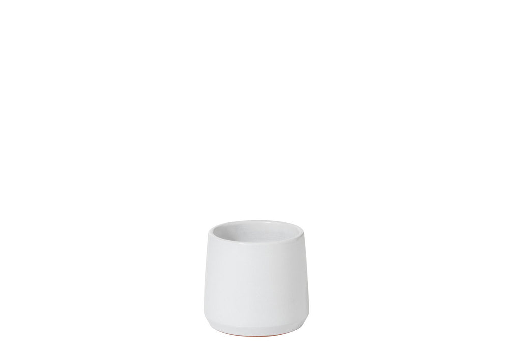 J-Line bloempot Rond - keramiek - wit - XS - Ø 12 cm