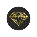 Diamant Goud - wensetiket - rol van 500
