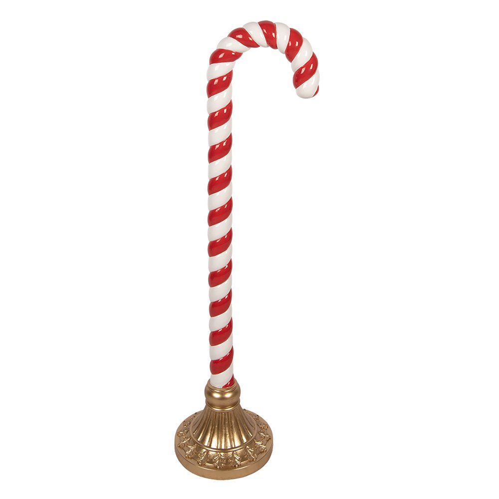 Kerstdecoratie Beeld Zuurstok 33x24x101 cm Rood Kunststof