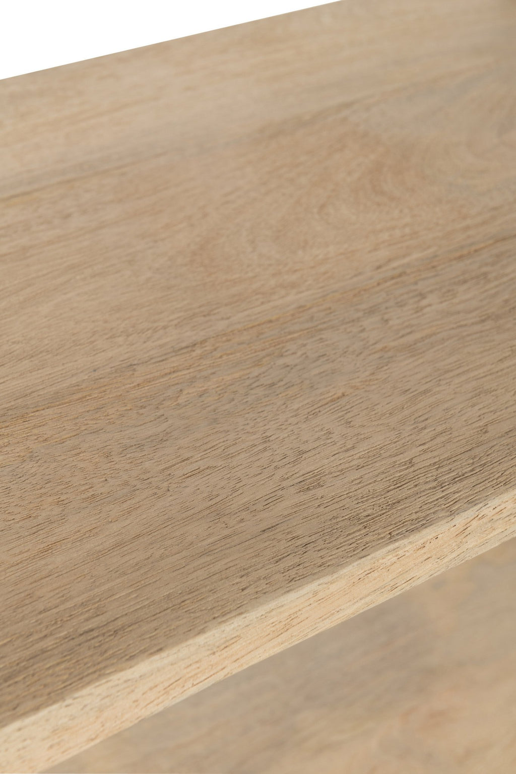 J-Line Rek Eli 5Planken Mango Hout/Staal Naturel/Grijs