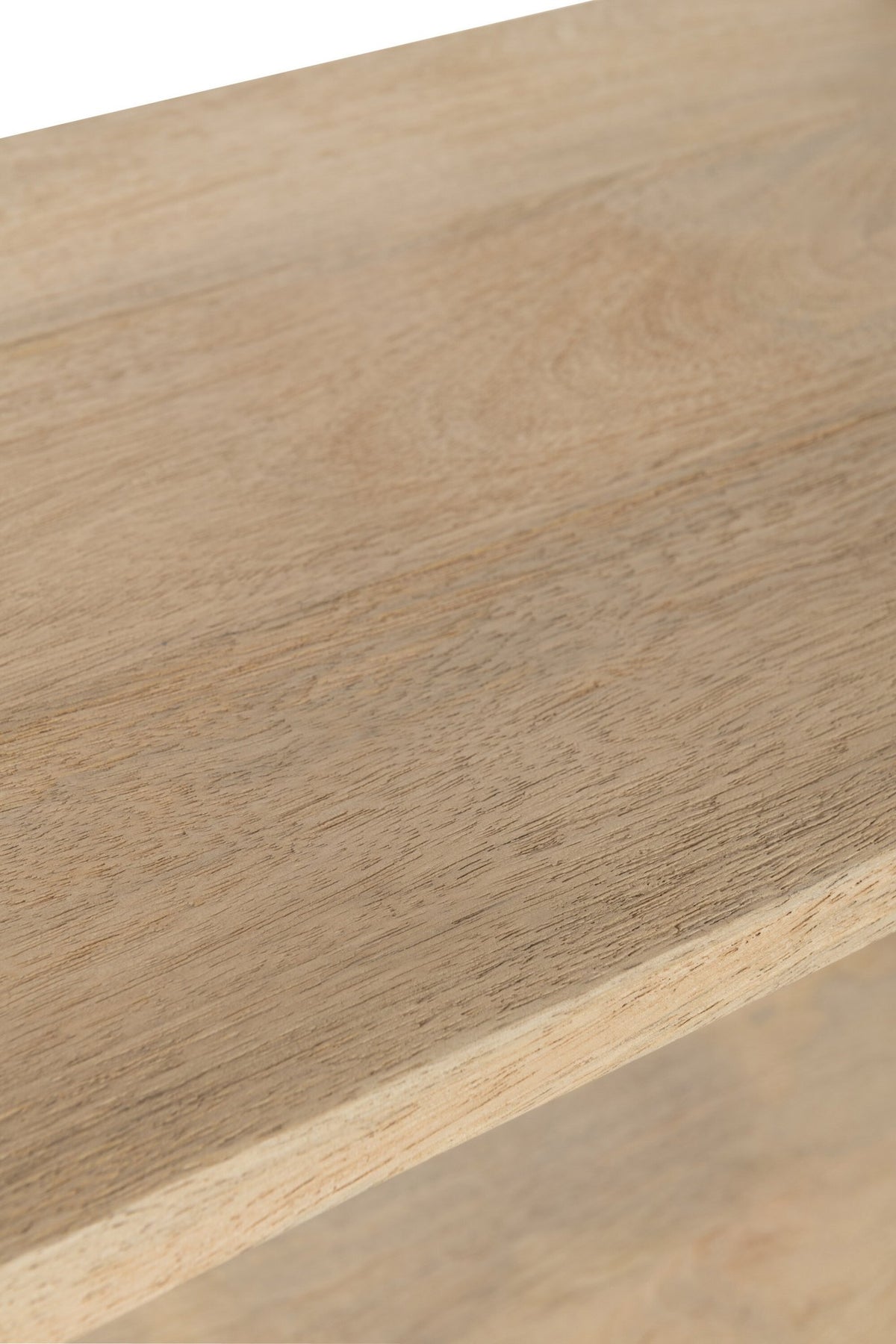 J-Line Rek Eli 5Planken Mango Hout/Staal Naturel/Grijs