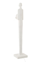 J-Line lamp Person - polyresin - wit